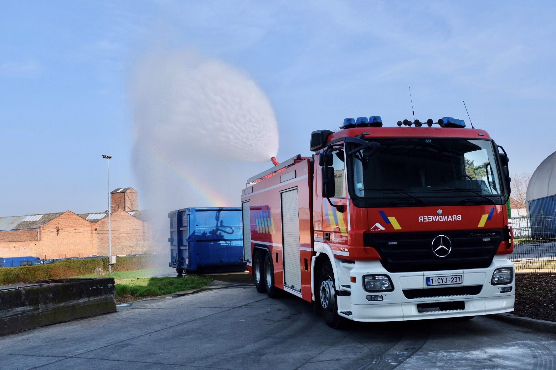 Brouwerijwater voor de brandweer